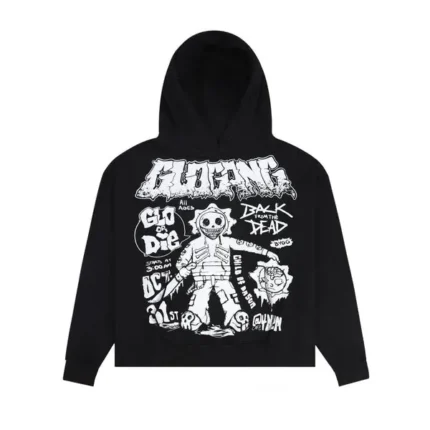 Glo Gang BFTD Party Hoodie Black - Glo Gang Worldwide