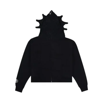 Glo Gang Blackout Rhinestone Hoodie Black - Glo Gang Worldwide