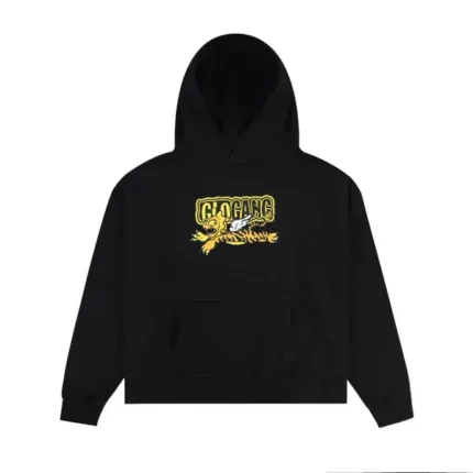 Glo Gang Chasing Tigers Hoodie Black - Glo Gang Worldwide