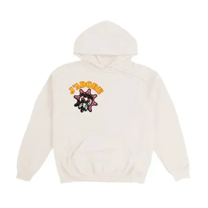 Glo Gang J'Adore Hoodie Cream - Glo Gang Worldwide